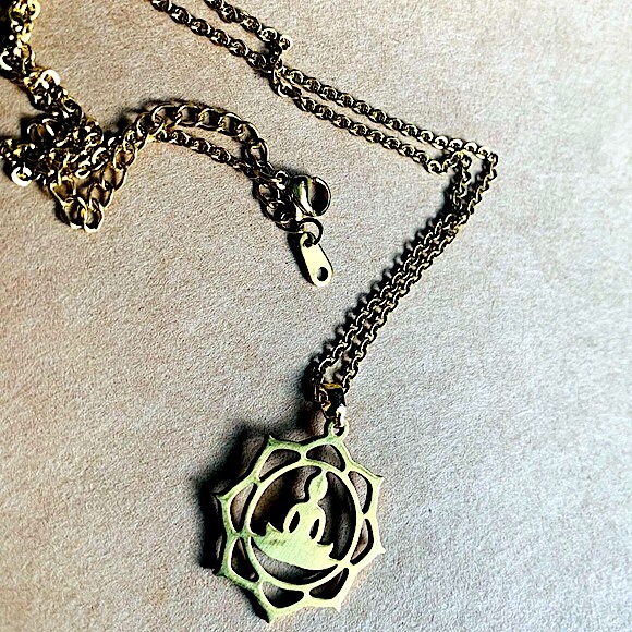 ✨NWT 18k Gold Yogi Chakra Necklace✨Hand Crafted ✨Artisan!✨ - Picture 4 of 4